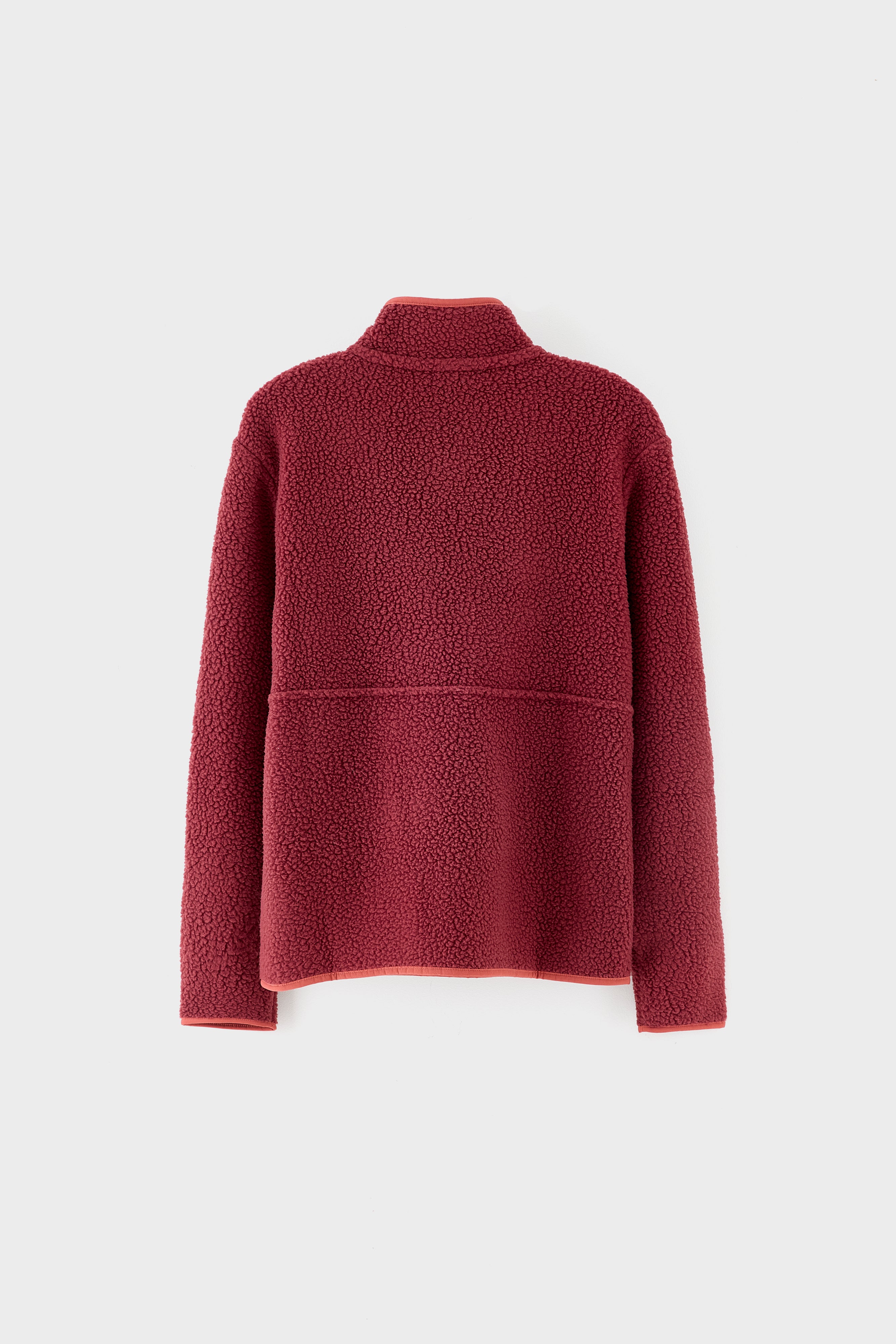 Women's Retro Pile Marsupial Pullover  (252 / W / RED)