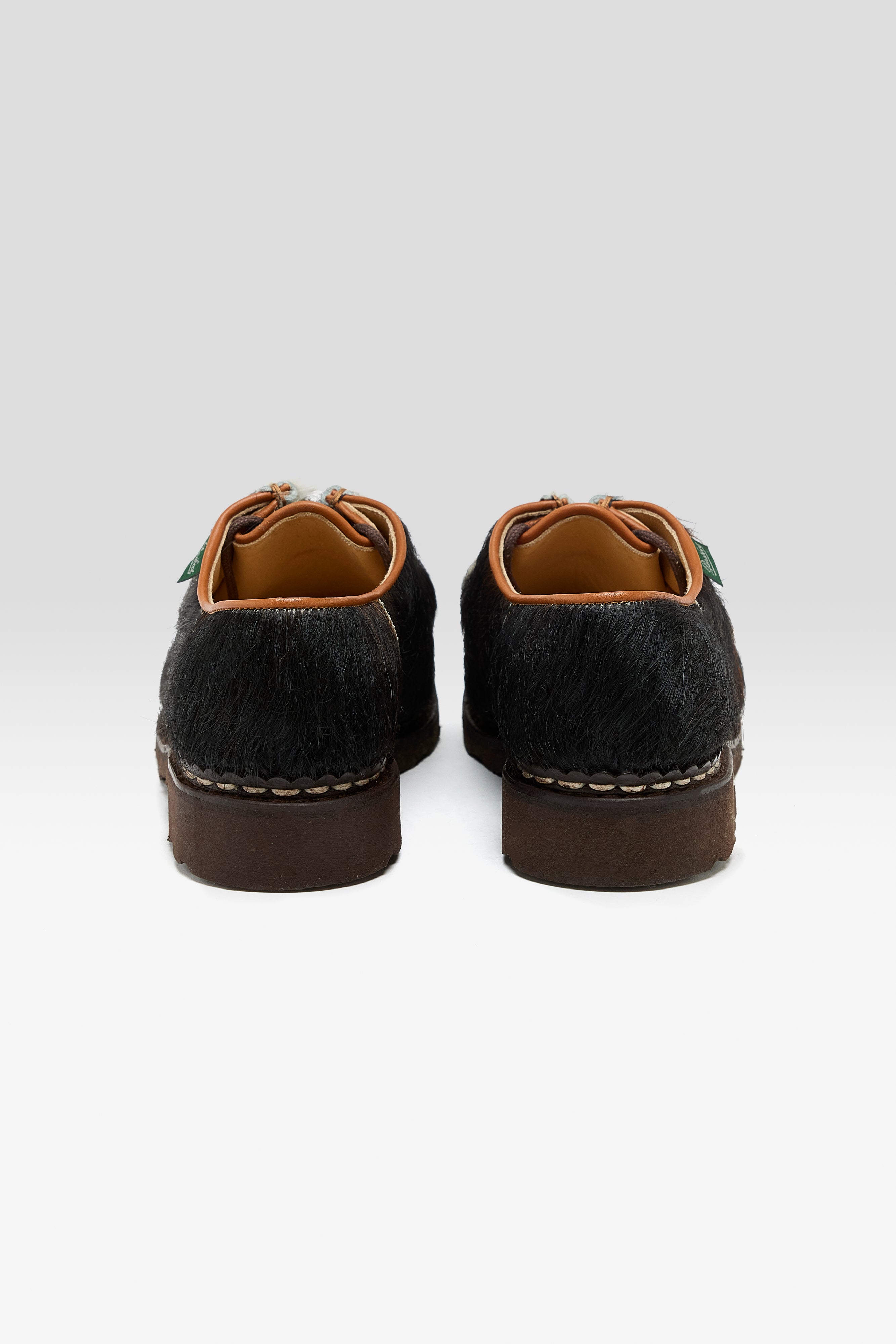 Michael  Cowhide Derby Shoes for Women (252 / W / BROWN)