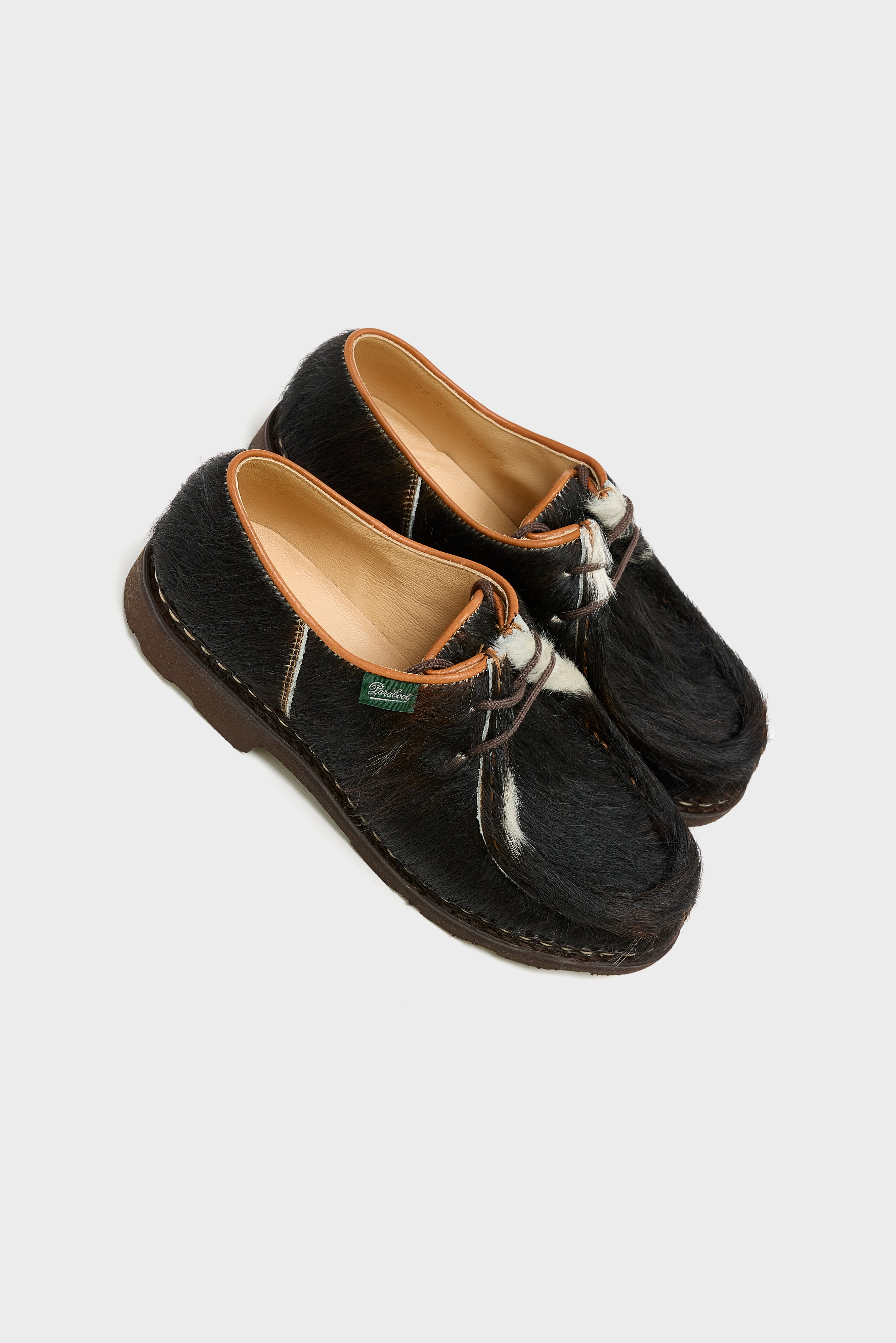 Michael  Cowhide Derby Shoes for Women (252 / W / BROWN)