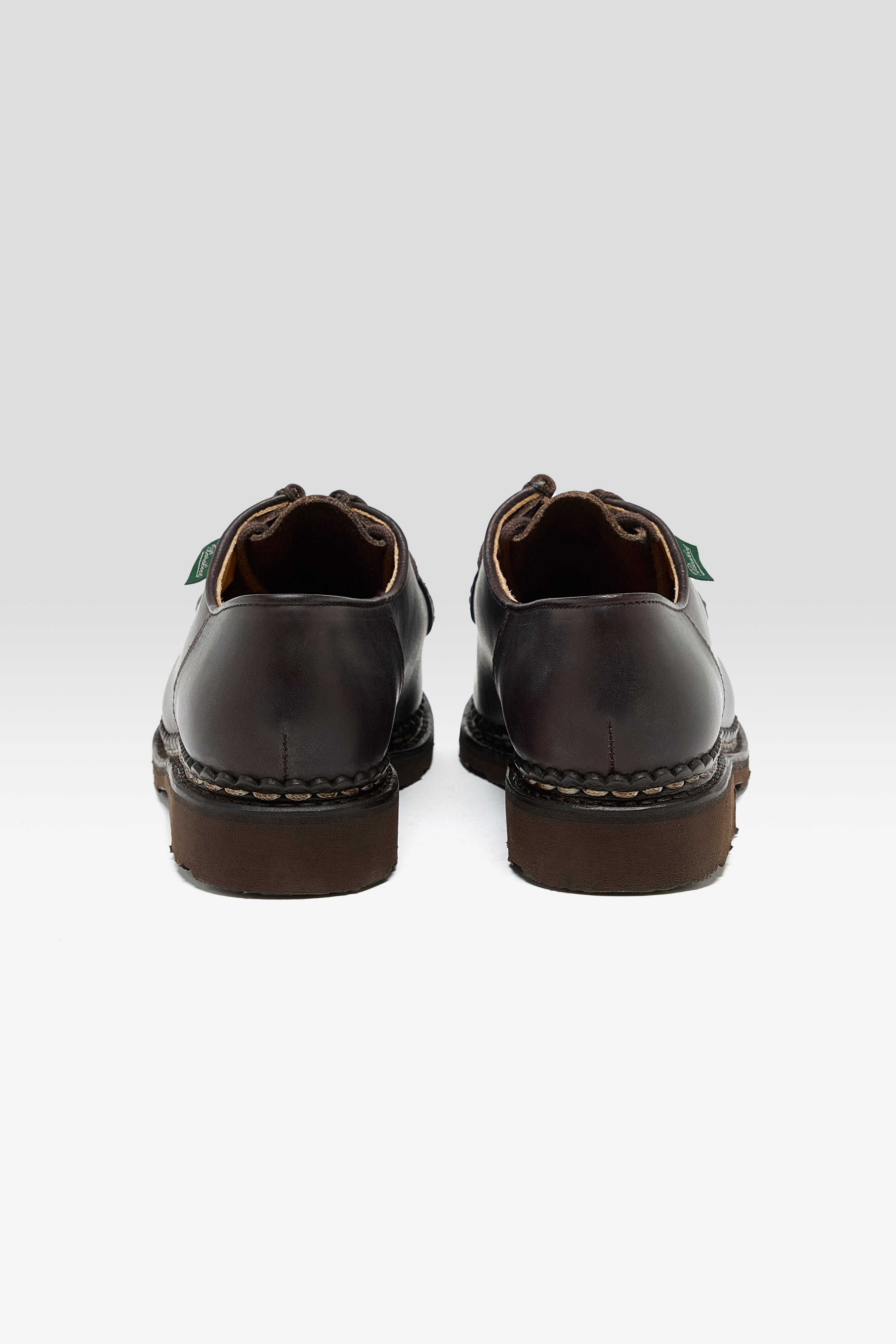 Michael Leather Derby Shoes for Women (252 / W / BROWN)