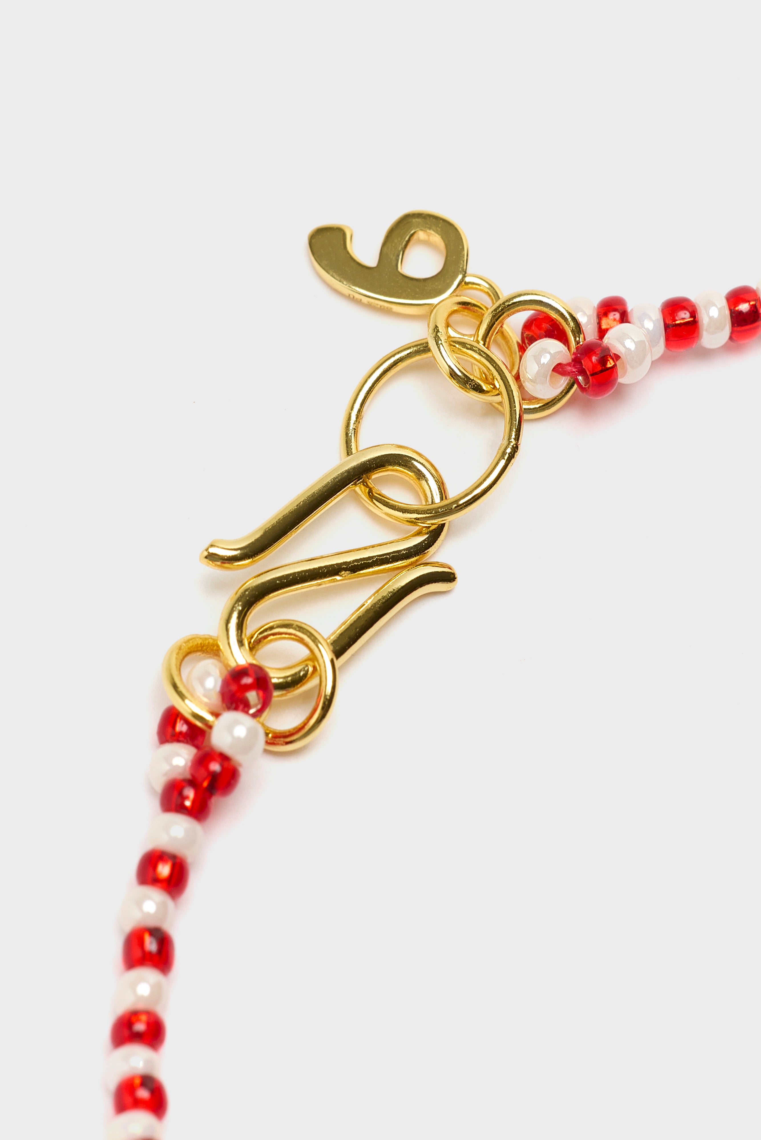 Mini Striped Apple Bracelet  (261 / W / RED)