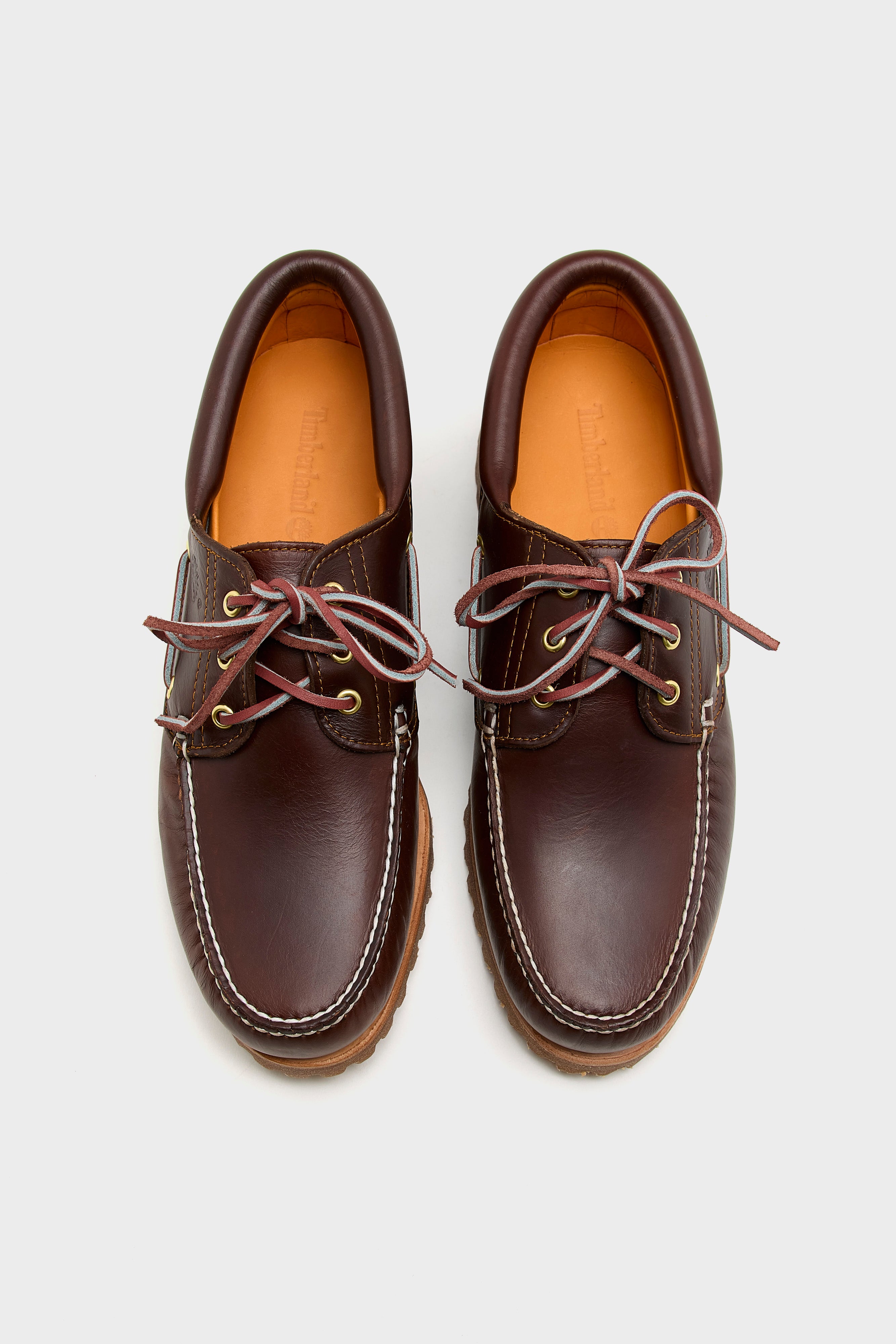 Authentic 3-Eye Lug Boat Shoes for Men (252 / M / BROWN)