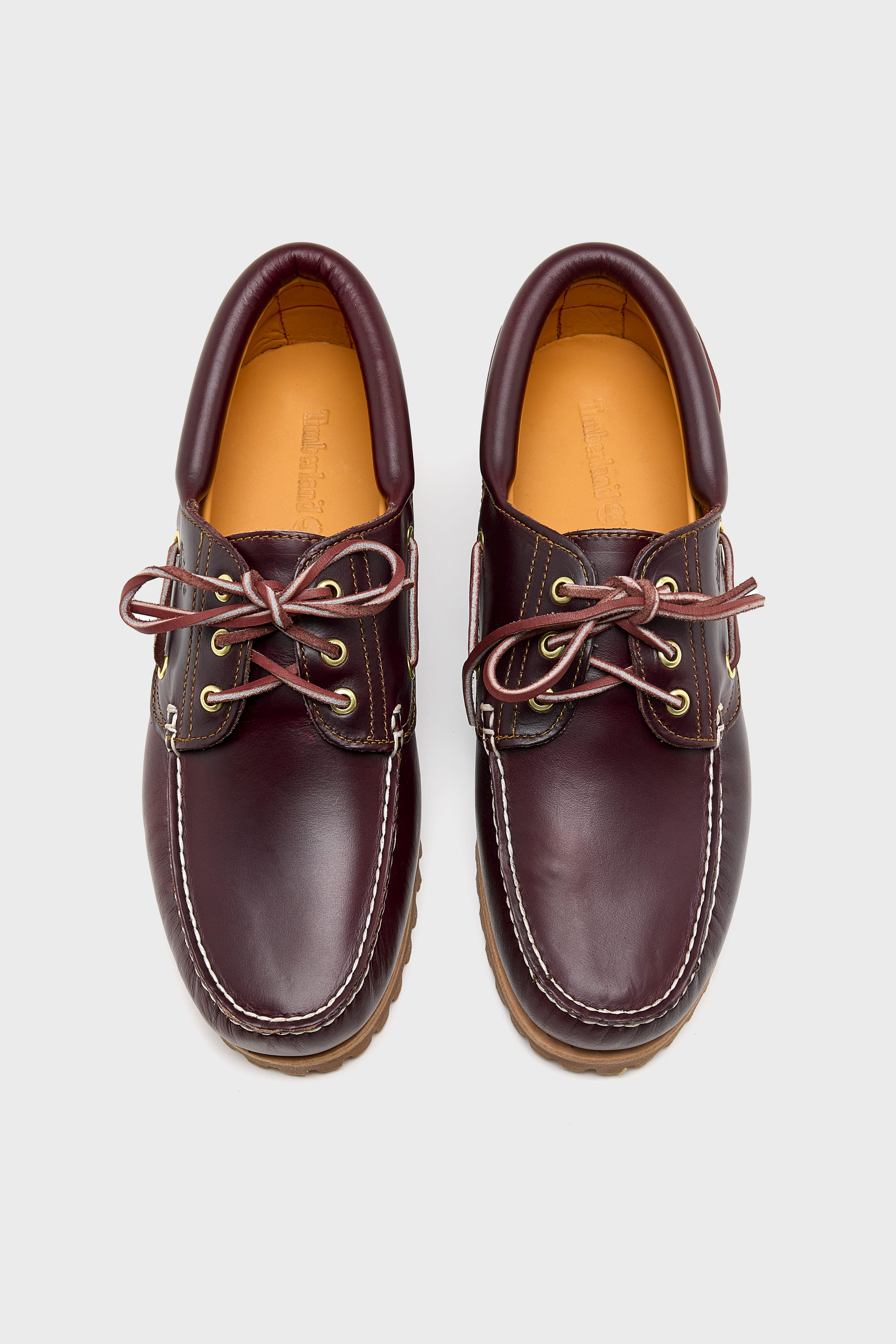 Chaussures bateau Authentic 3-Eye Lug Handsewn pour Homme  (261 / M / BORDEAUX)