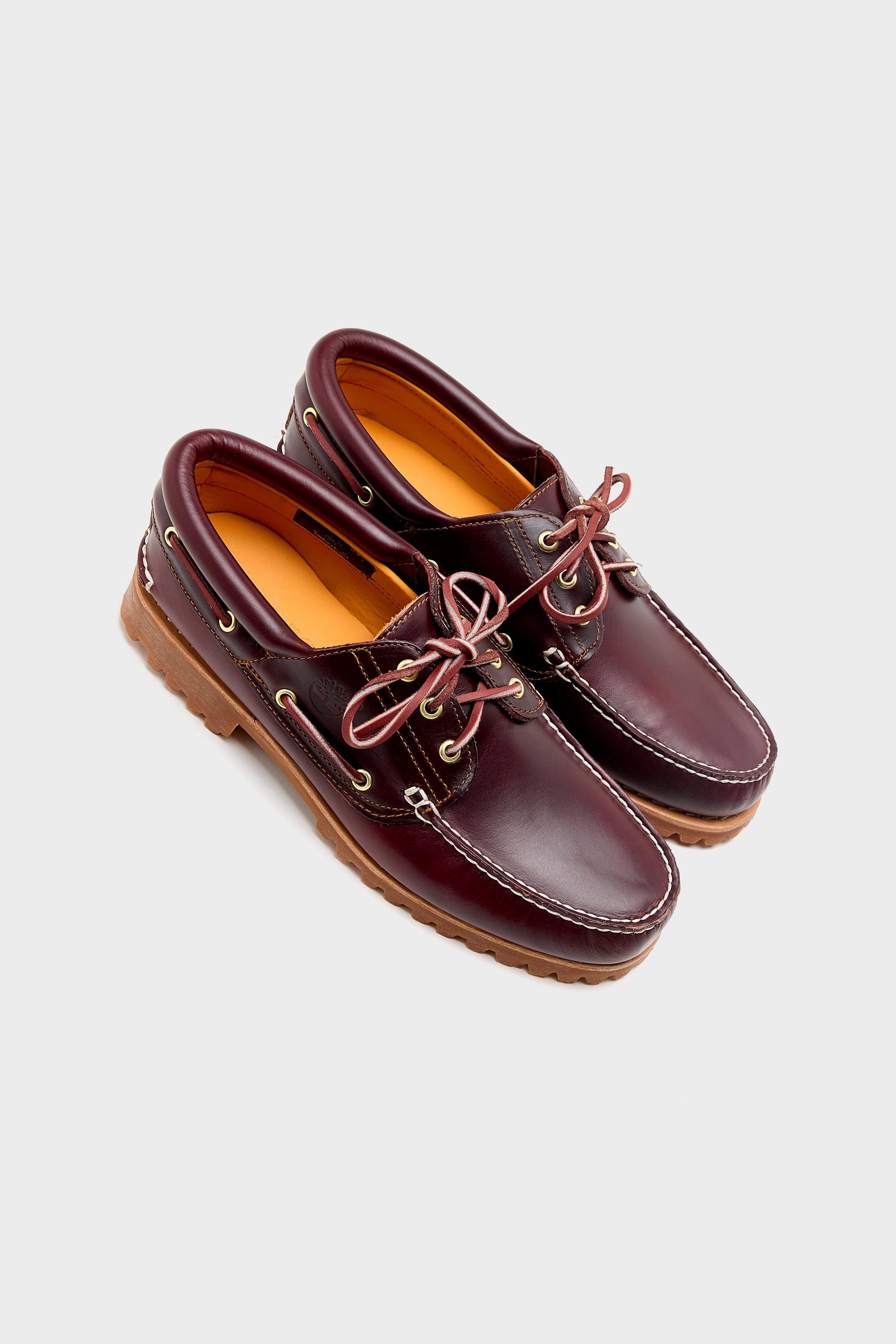 Chaussures bateau Authentic 3-Eye Lug Handsewn pour Homme  (261 / M / BORDEAUX)
