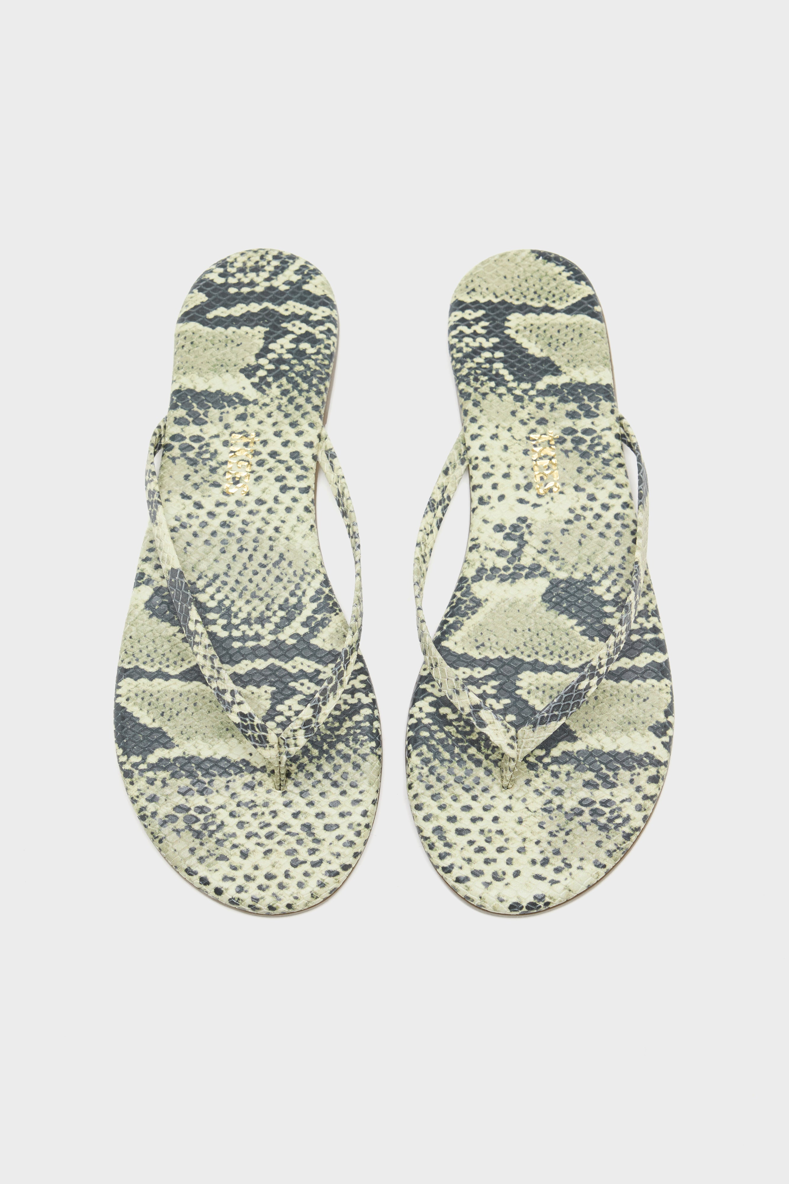 Lily Vegan Animal Flip-flop Sandals  (261 / W / GREY)