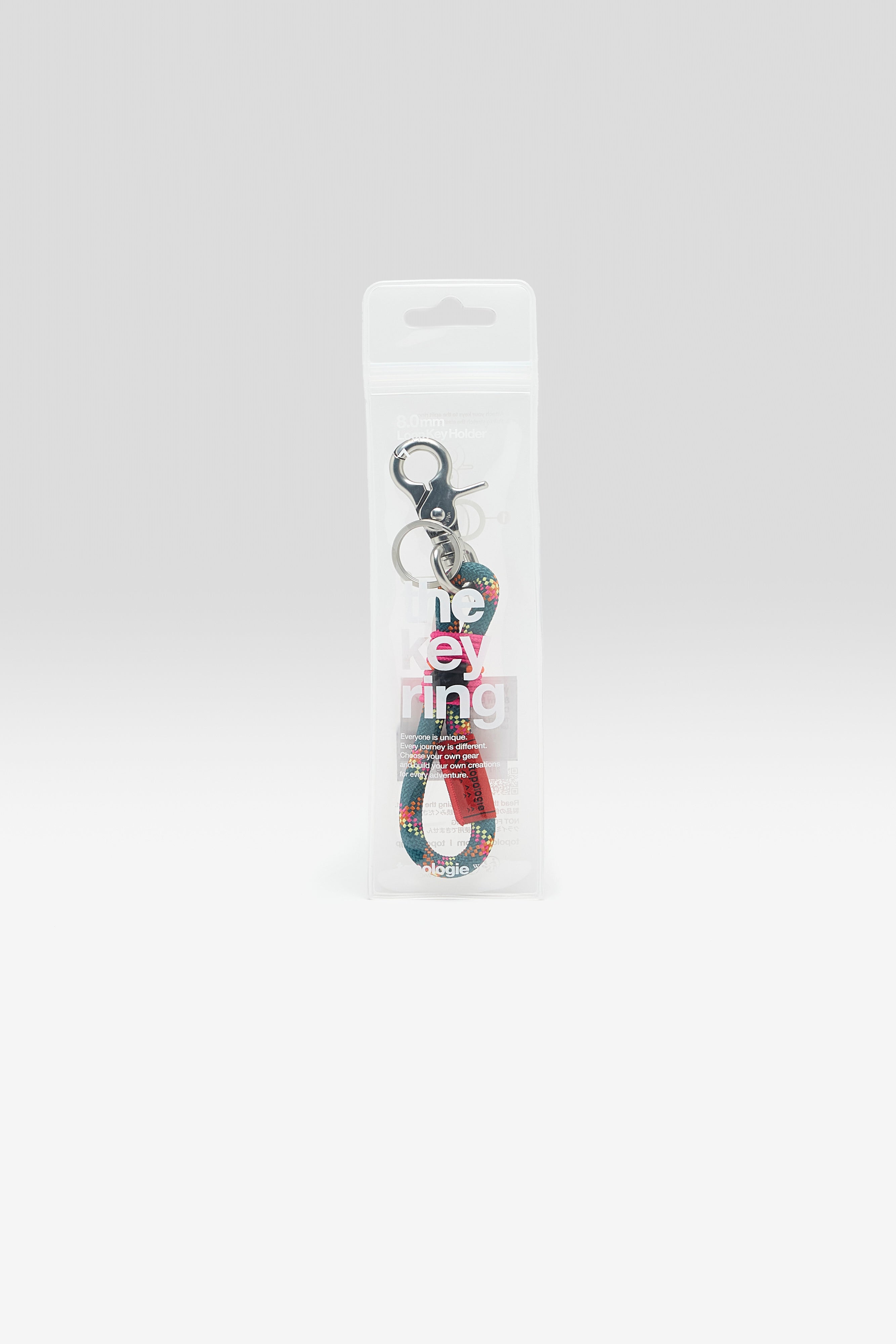 Porte-clés 8.00 mm Loop  (261 / W / MULTICOLOR)