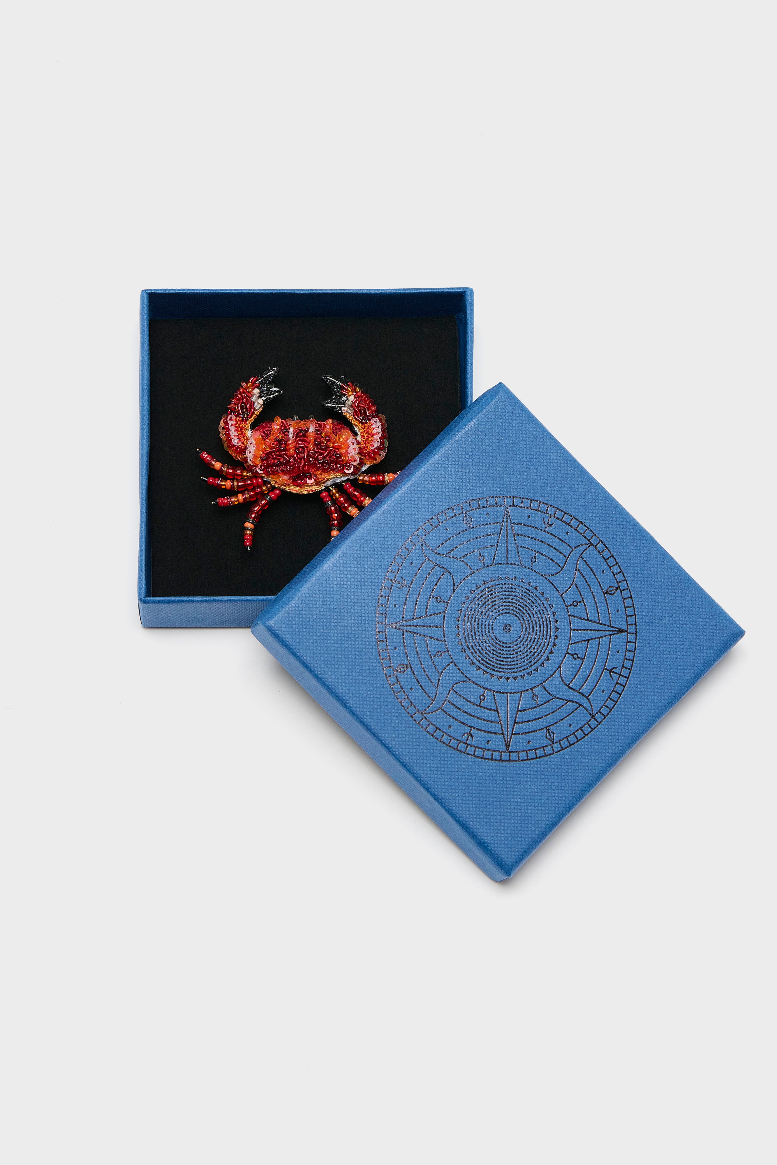 Red Crab Brooch Pin For Women | Bellerose