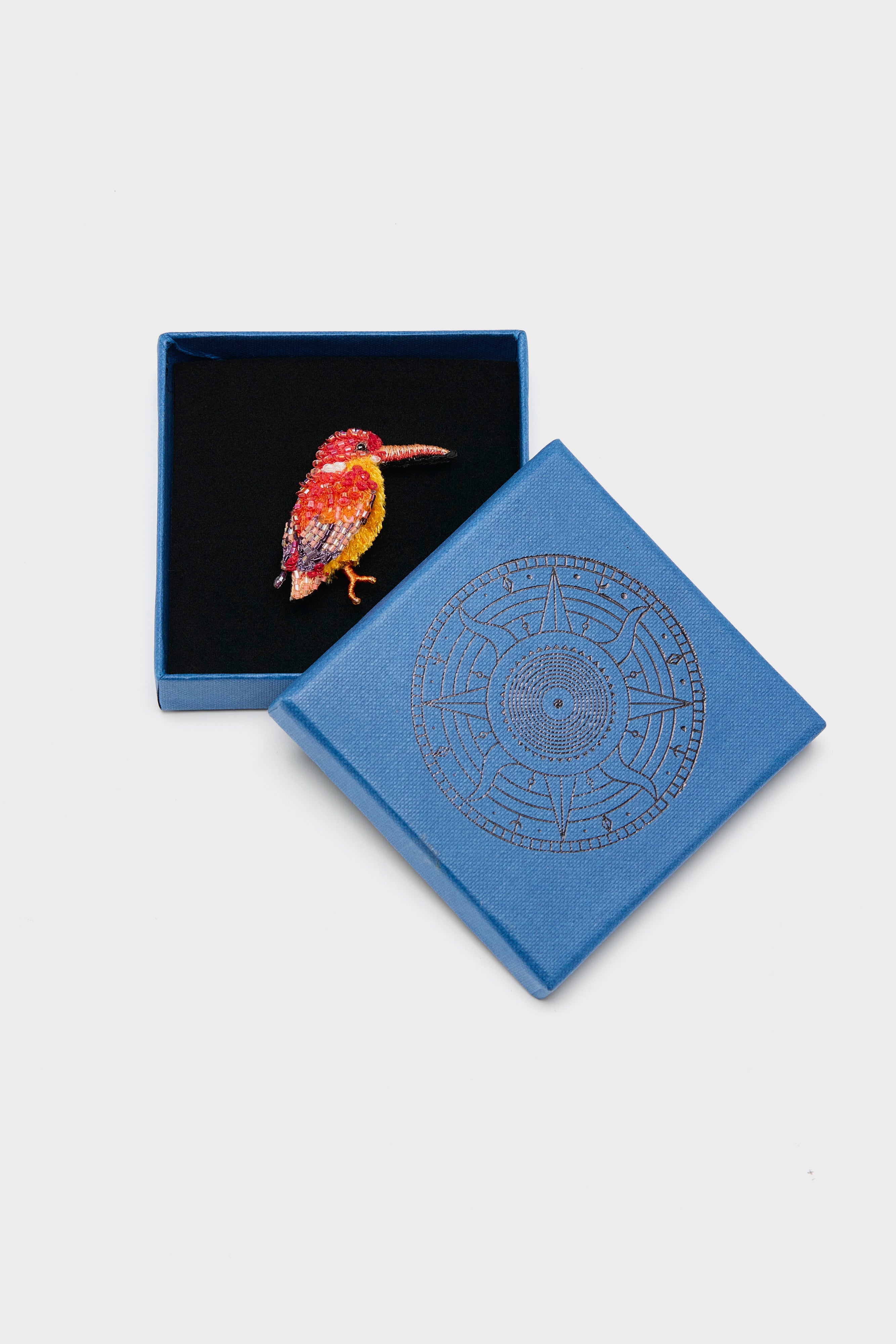 Oriental Dwarf Kingfisher Brooch Pin For Women | Bellerose
